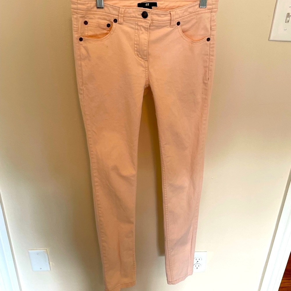 H&M Light Pink Skinny Jeans Size 4 Real Pockets